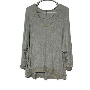 Women’s Free People Light Blue Pull Over Sweater Size XS